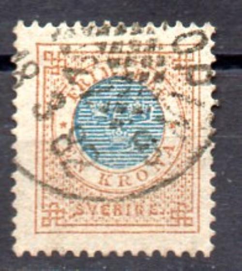 Suecia Año 1872/85 Nº Yvert 26A (o)